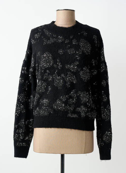 Pull col rond manches longues noir S.OLIVER femme