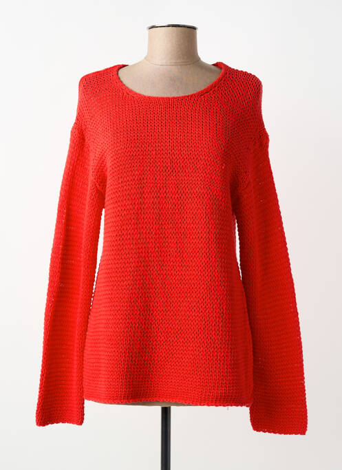Pull coupe cintrée manches longues rouge S.OLIVER femme