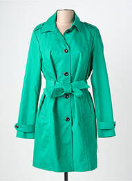 Trench finition intérieure doublée sans capuche vert STREET ONE femme