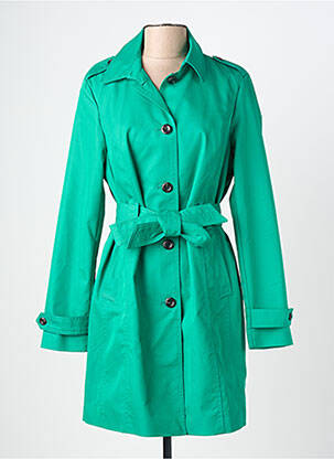 Trench finition intérieure doublée sans capuche vert STREET ONE femme