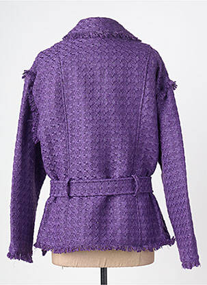 Veste casual finition intérieure doublée violet GOA GOA femme