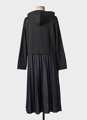 Robe longue manches longues manches longues noir STREET ONE femme