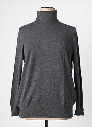 Pull col roulé coupe cintrée manches longues gris S.OLIVER femme
