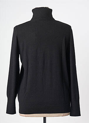 Pull col roulé coupe cintrée manches longues noir S.OLIVER femme