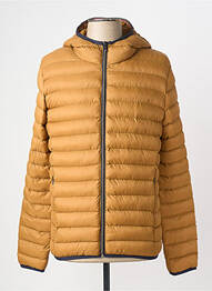 Doudoune manches longues a capuche marron BENSON & CHERRY homme