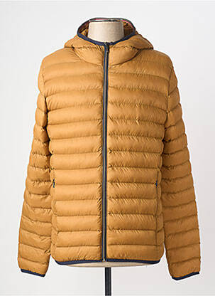 Doudoune manches longues a capuche marron BENSON & CHERRY homme