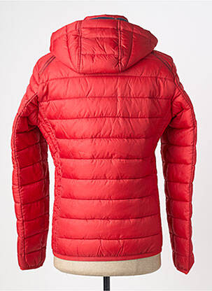 Doudoune poches a capuche rouge S.OLIVER homme