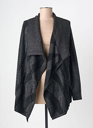 Gilet manches longues noir Z.O.E (ZONE OF EMBROIDERED) femme