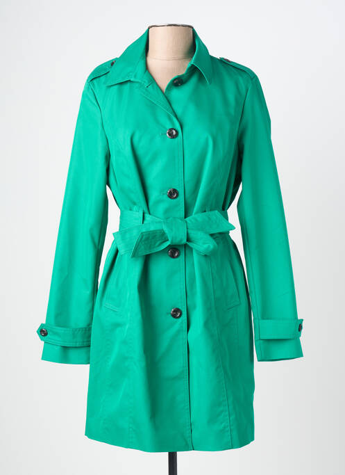 Trench finition intérieure doublée sans capuche vert STREET ONE femme