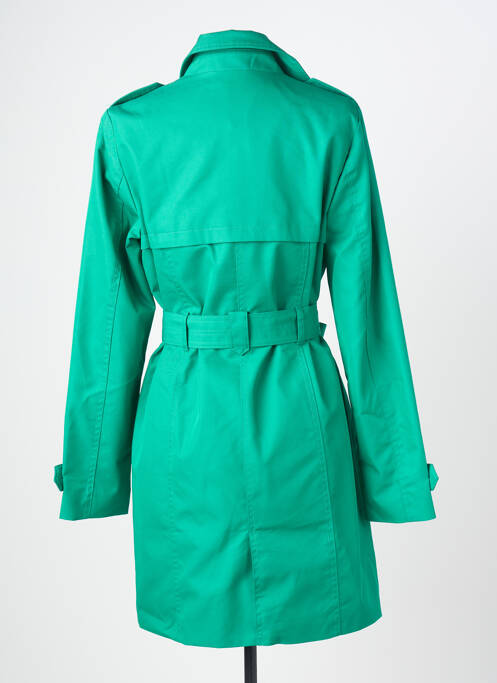 Trench finition intérieure doublée sans capuche vert STREET ONE femme
