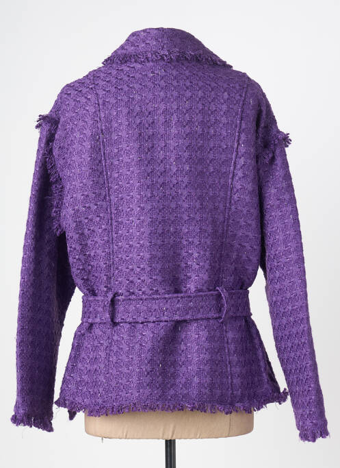 Veste casual finition intérieure doublée violet GOA GOA femme