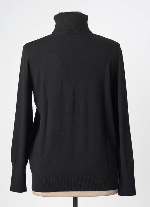 Pull col roulé coupe cintrée manches longues noir S.OLIVER femme
