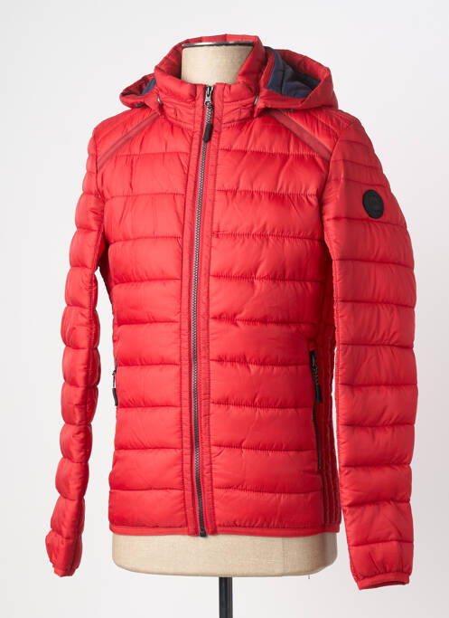 Doudoune poches a capuche rouge S.OLIVER homme