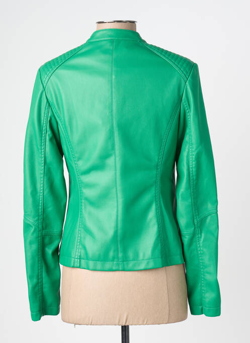 Veste simili cuir vert STREET ONE femme