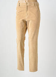 Pantalon droit stretch taille normale beige S.OLIVER femme