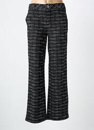 Pantalon large fermeture zippée sous rabat boutonné taille normale noir STREET ONE femme