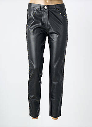 Pantalon 7/8 stretch taille normale noir GAUDI femme