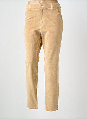 Pantalon droit stretch taille normale beige S.OLIVER femme