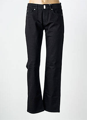 Pantalon droit stretch taille normale noir S.OLIVER femme