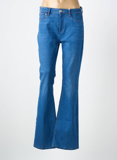 Jean coupe flare stretch taille normale bleu GUESS femme