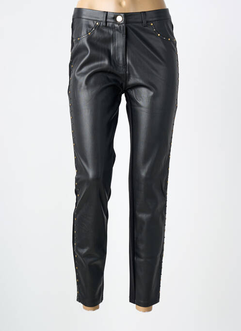Pantalon 7/8 stretch taille normale noir GAUDI femme