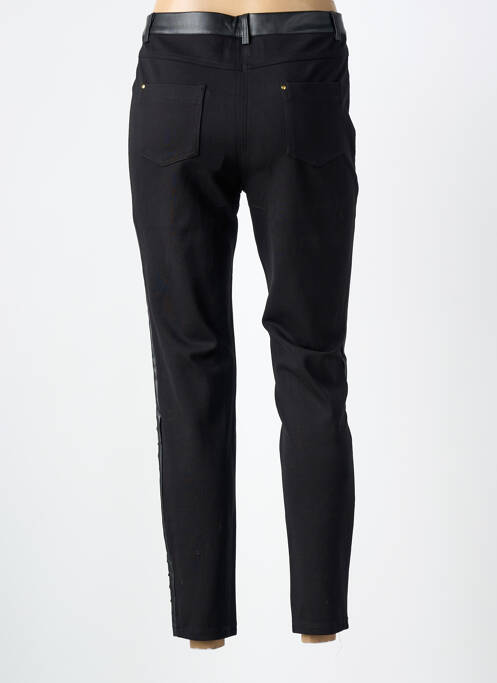 Pantalon 7/8 stretch taille normale noir GAUDI femme