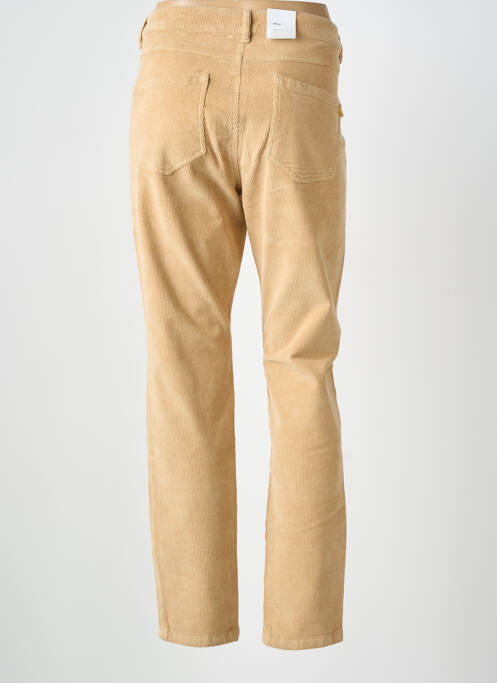 Pantalon droit stretch taille normale beige S.OLIVER femme