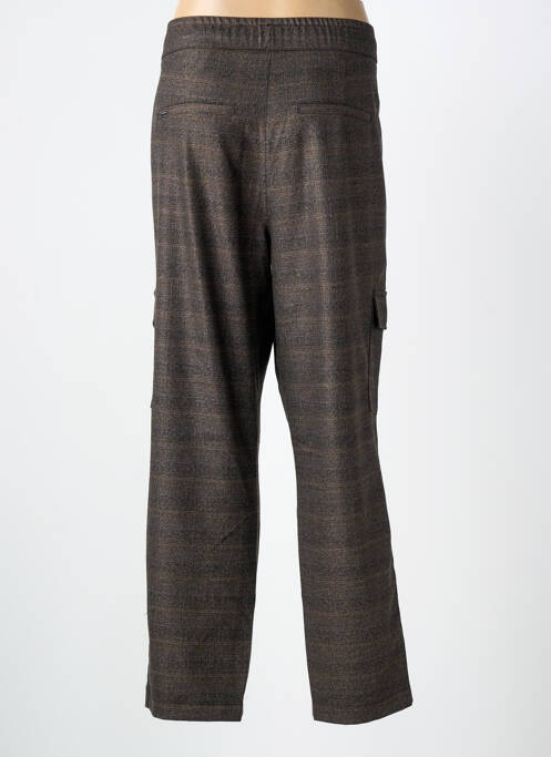 Pantalon droit tissage popeline taille normale marron STREET ONE femme