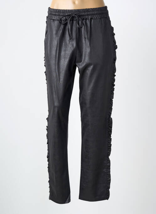 Pantalon droit stretch taille normale noir NÜ femme