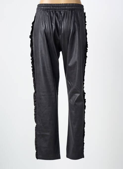 Pantalon droit stretch taille normale noir NÜ femme