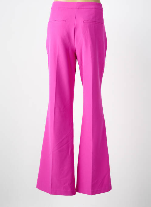 Pantalon flare stretch taille normale rose MORGAN femme