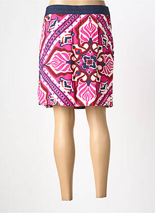 Jupe courte coupe droite rose STREET ONE femme