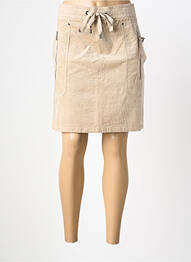 Jupe courte poches beige STREET ONE femme