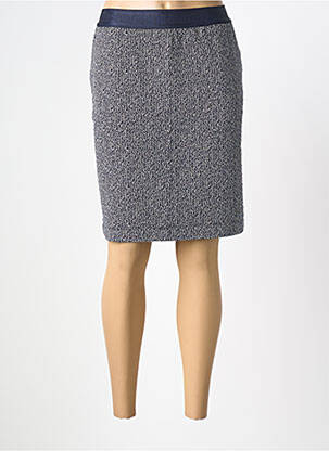 Jupe mi-longue stretch bleu STREET ONE femme