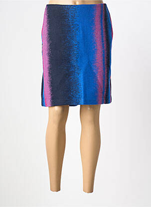 Jupe mi-longue bleu STREET ONE femme