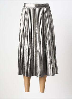Jupe mi-longue argent TIFFOSI femme