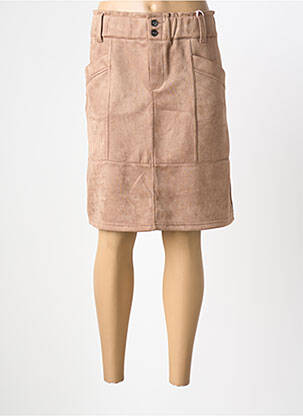 Jupe mi-longue marron STREET ONE femme