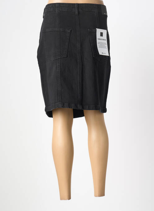 Jupe mi-longue coupe droite noir STREET ONE femme