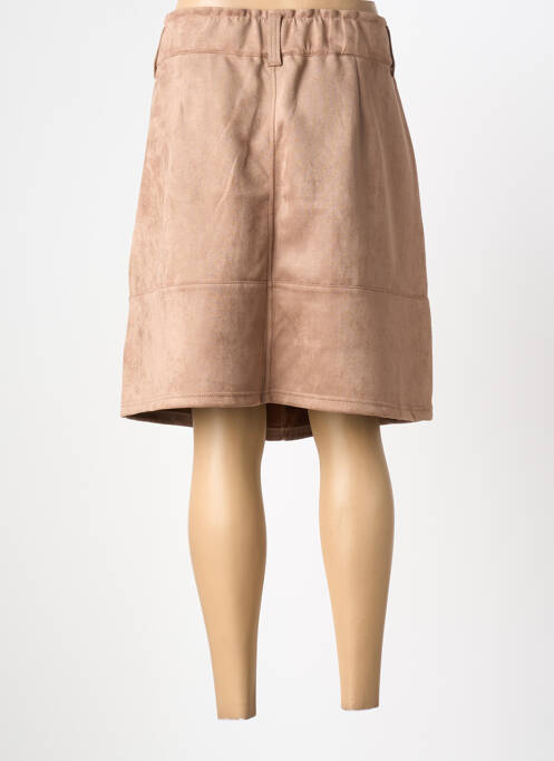 Jupe mi-longue coupe droite marron STREET ONE femme