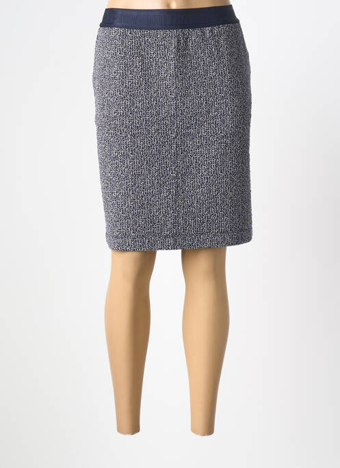 Jupe mi-longue coupe droite bleu STREET ONE femme