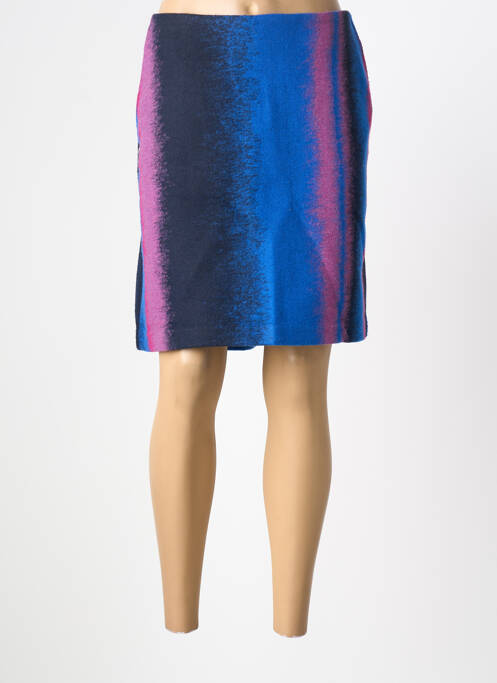 Jupe mi-longue bleu STREET ONE femme