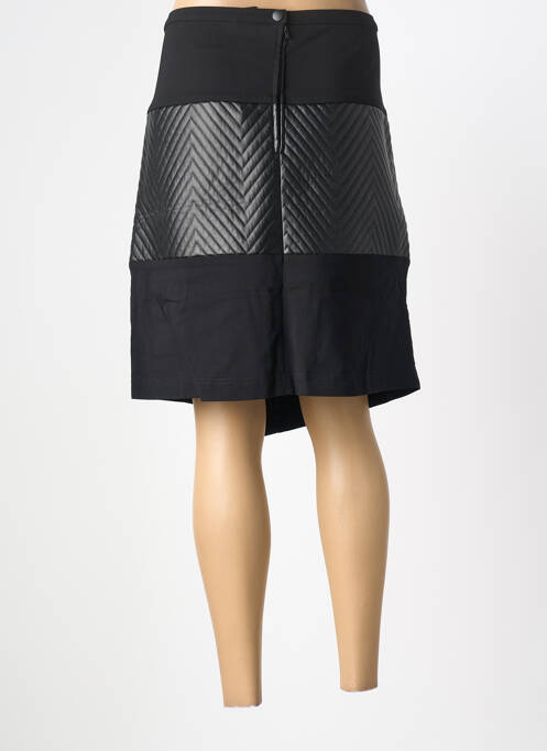 Jupe mi-longue noir NÜ femme