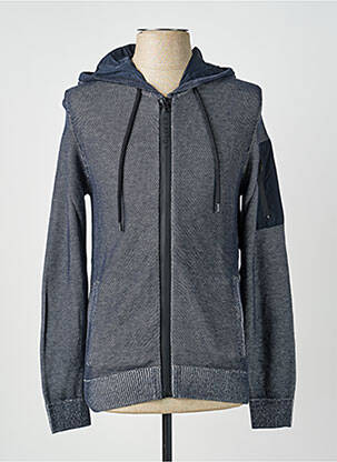 Veste casual capuche bleu S.OLIVER homme