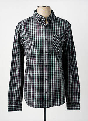 Chemise manches longues imprimé carreaux vert STREET ONE homme