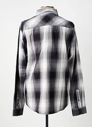Chemise manches longues coupe cintrée noir STREET ONE homme
