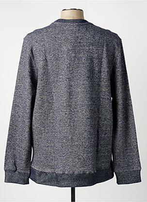 Pull col rond manches longues bleu STREET ONE homme