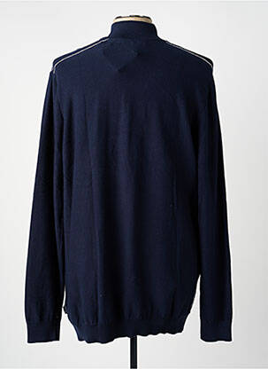 Pull manches longues manches longues bleu KAPORAL homme