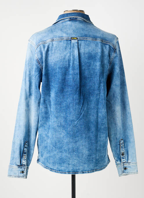 Veste casual fermeture boutonnée sur le devant bleu STREET ONE homme
