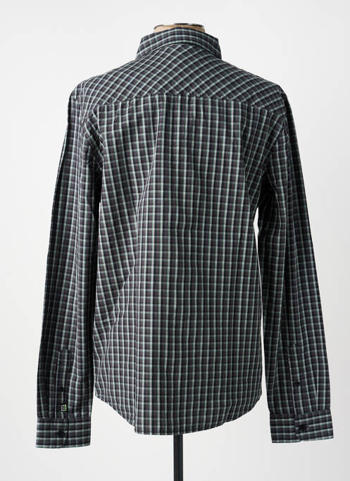 Chemise manches longues imprimé carreaux vert STREET ONE homme
