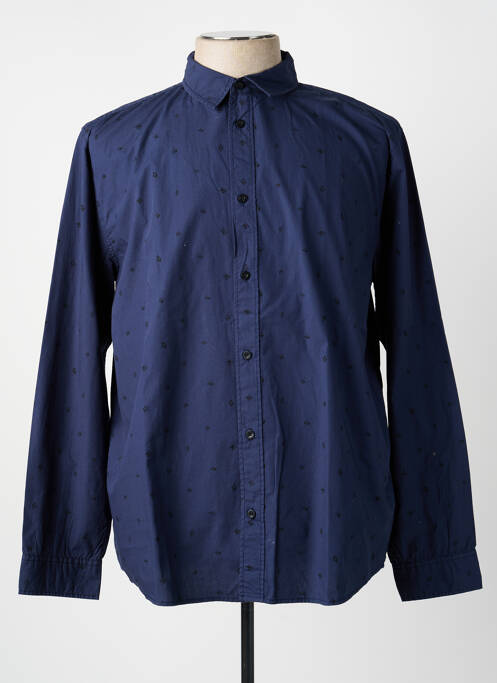 Chemise manches longues imprimé fantaisie bleu STREET ONE homme
